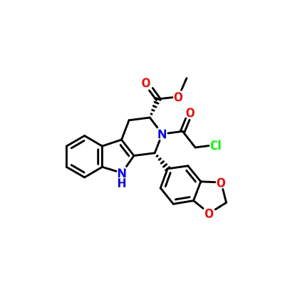 CAS 171489-59-1|(1R,3R)-মিথাইল-1,2,3,4-টেট্রাহাইড্রো-2-ক্লোরোএসিটাইল-1-(3,4-মেথিলেনেডিওক্সাইফেনাইল)-9এইচ -পিরিডো[৩,4-বি]ইন্ডোল-3-কারবক্সিলেট