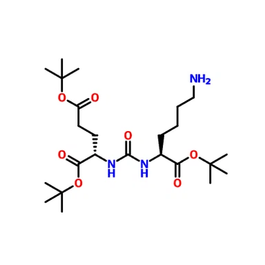CAS 1025796-31-9|(S)-Di-Tert-Butyl 2-(3-((S)-6-Amino-1-(Tert-Butoxy)-1-Oxohexan{{10} }Yl)Ureido)Pentanedioate