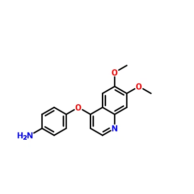 CAS 190728-25-7|বেনজেনামাইন, 4-[(6,7-ডাইমেথক্সি-4-কুইনোলিনাইল)অক্সি]-