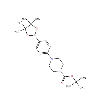 CAS 940284-98-0|2-(4-বিওসি-পিপেরাজিন-1-ওয়াইএল)পাইরিমিডাইন-5-বোরোনিক অ্যাসিড পিনাকল এস্টার