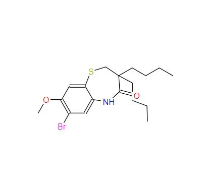 CAS:439089-27-7丨7-bromo-3,3-dibutyl-8-methoxy-2,3-dihydrobenzo[b][1, 4]থিয়াজেপাইন-4(5H)-এক