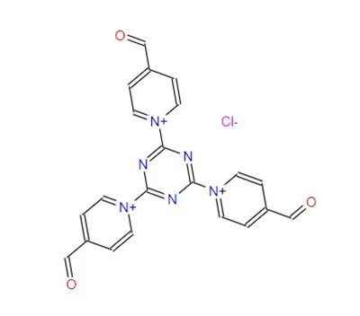 CAS:2242469-77-6丨1,1',1''-(1,3,5-ট্রায়াজিন-2,4,6-ট্রাইল)ট্রিস(4- ফর্মাইলপাইরিডিন-1-িয়াম) ক্লোরাইড (1:3)